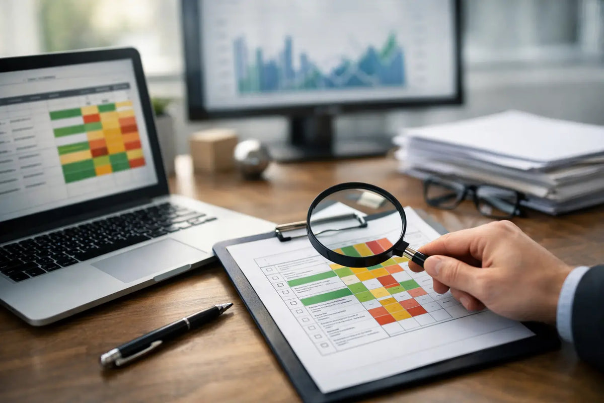 Modèle registre des risques Excel efficace