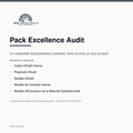 Pack Excellence Audit, EKO Industrials : un ensemble documentaire de cinq composants livré comme un seul produit, en archive française et anglaise.