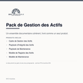 Pack de Gestion des Actifs, EKO Industrials : un ensemble documentaire de cinq composants livré comme un seul produit, en archive française et anglaise.