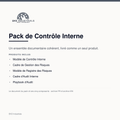 Pack de Contrôle Interne, EKO Industrials : un ensemble documentaire de cinq composants livré comme un seul produit, en archive française et anglaise.