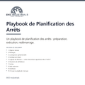 Playbook de Planification des Arrêts, EKO Industrials : visuel de présentation du produit — 10 sections, livré en français et en anglais.