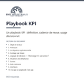 Playbook KPI, EKO Industrials : visuel de présentation du produit — 10 sections, livré en français et en anglais.