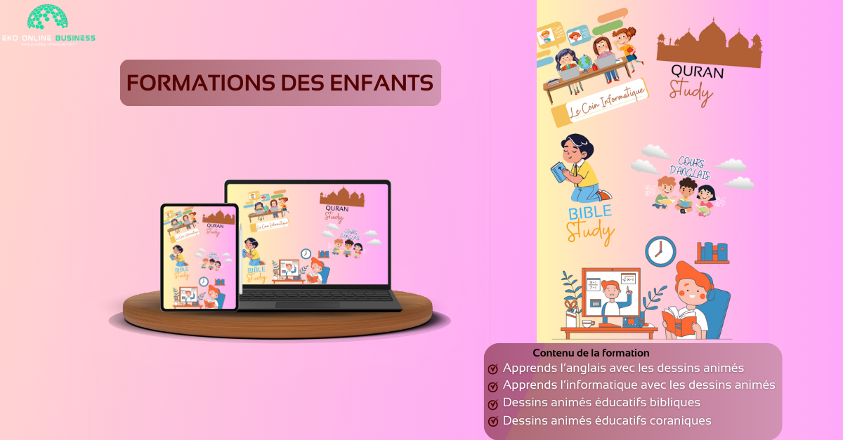 Cours pour Enfants : Apprentissage Ludique et Efficace à Télécharger